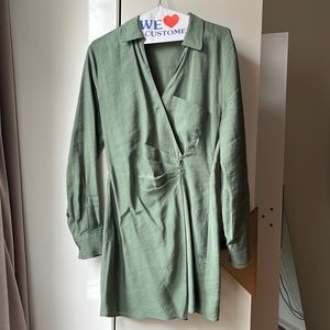 Zara New Season Green Dress